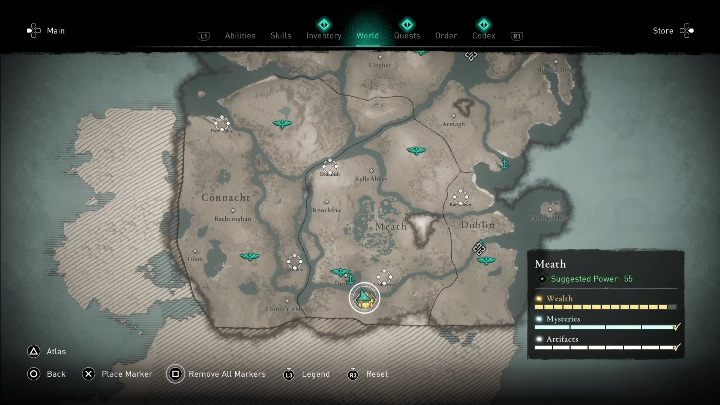 6 - AC Valhalla Wrath of the Druids: Gear - Meath secrets, locations - Meath - Assassins Creed Valhalla Guide and Walkthrough