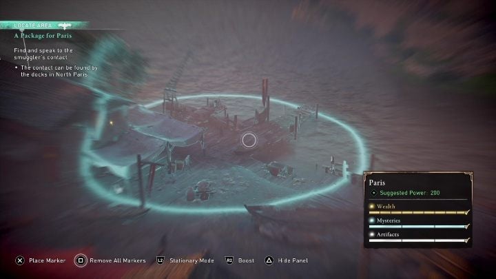 You can find the smuggler's contact in La Greve - AC Valhalla Siege of Paris: A Package for Paris - Other - Assassins Creed Valhalla Guide and Walkthrough