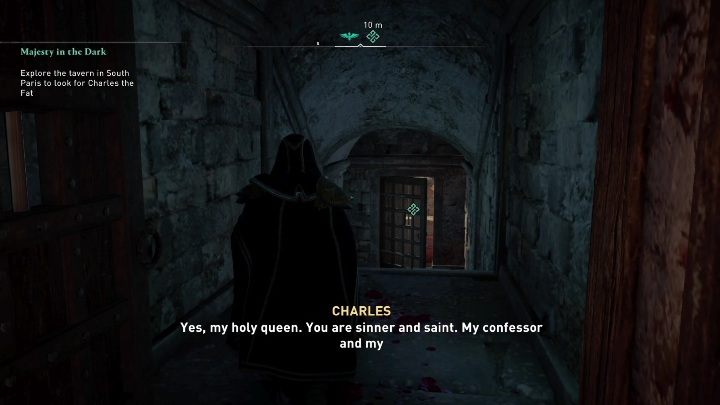 You need to go through the door on the left - AC Valhalla Siege of Paris: Majesty in the Dark - Main missions - Assassins Creed Valhalla Guide and Walkthrough