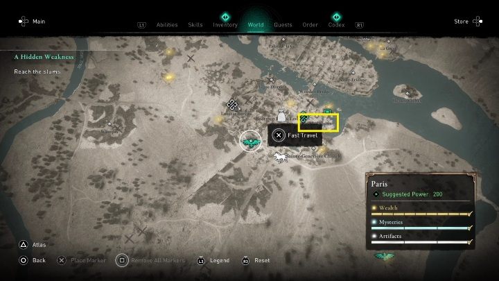 To begin this quest you must head to the Flooded Slums - AC Valhalla Siege of Paris: A Hidden Weakness - Main missions - Assassins Creed Valhalla Guide and Walkthrough