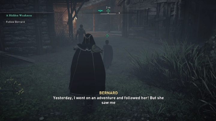 Bernard claims he can show you where the smuggler dwells - AC Valhalla Siege of Paris: A Hidden Weakness - Main missions - Assassins Creed Valhalla Guide and Walkthrough