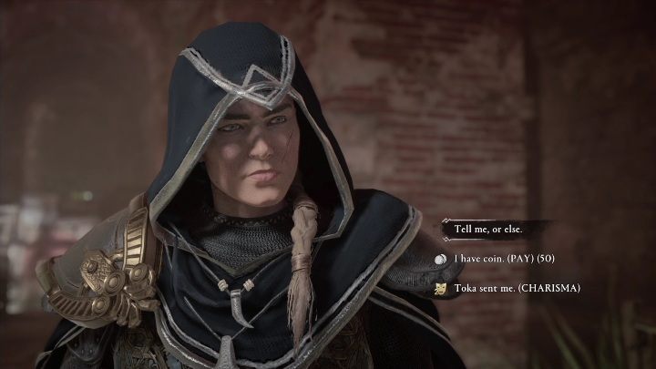 During this conversation you have three dialogue options to choose from - AC Valhalla Siege of Paris: A Hidden Weakness - Main missions - Assassins Creed Valhalla Guide and Walkthrough
