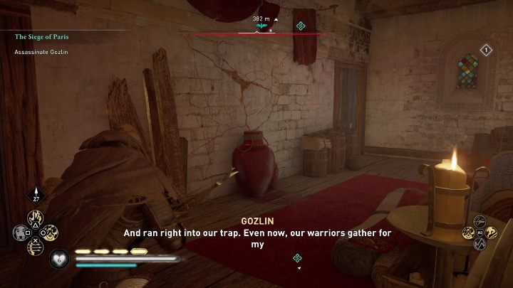 When you reach the church, you will see a huge cross - you will use it to eliminate the bishop - AC Valhalla Siege of Paris: The Siege of Paris - Main missions - Assassins Creed Valhalla Guide and Walkthrough