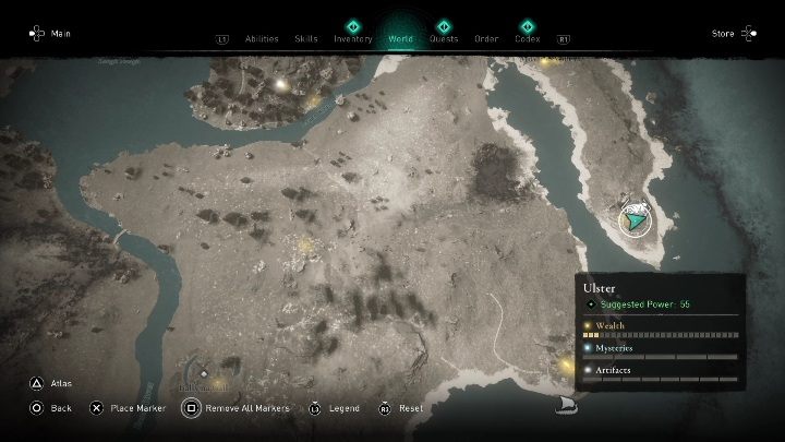Region: Ulster - AC Valhalla Wrath of the Druids: Irish Cycle Pages - entire collection, map - Secrets and Collectibles - Assassins Creed Valhalla Guide and Walkthrough