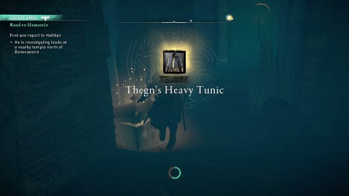 To get to it, you have to get under water and get through a narrow tunnel - Assassins Creed Valhalla: Gear - Eurvicscire, Secrets, Locations - Eurvicscire - Assassins Creed Valhalla Guide and Walkthrough