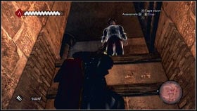 After the film, go upstairs and climb on the wall located on the right - Sequence 8 - The Borgia - p. 2 | Walkthrough - Walkthrough - Assassins Creed: Brotherhood Game Guide & Walkthrough