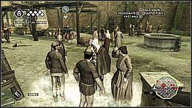 Now you have to get to the well - some groups of people will help you with that - Main Plot - Sequence 5 - Part 2 - Main Plot - Assassins Creed II - Game Guide and Walkthrough