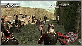 Killing your enemy from that position should be easy - just wait for him - Main Plot - Sequence 5 - Part 2 - Main Plot - Assassins Creed II - Game Guide and Walkthrough