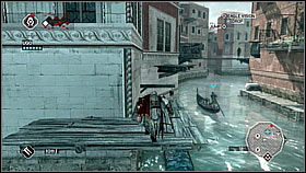 Pass guards that are standing near the bridge and get close to the river - Main Plot - Sequence 7 - Part 1 - Main Plot - Assassins Creed II - Game Guide and Walkthrough