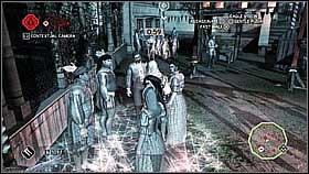 When Ezio will be at the proper place he will change masks - Main Plot - Sequence 9 - Part 2 - Main Plot - Assassins Creed II - Game Guide and Walkthrough