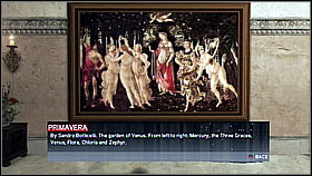 Primavera - 2950 f - availability: Florence - Paintings collection - Economics, equipment and combat - Assassins Creed II - Game Guide and Walkthrough