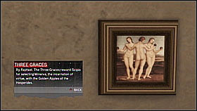 Three Graces - 500 f - availability: Forli - Paintings collection - Economics, equipment and combat - Assassins Creed II - Game Guide and Walkthrough