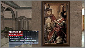 Federico Da Montefeltro - 325 f - availability: Tuscany - Paintings collection - Economics, equipment and combat - Assassins Creed II - Game Guide and Walkthrough