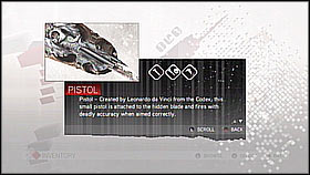 We can take them from Leonardo - Other equipment - Economics, equipment and combat - Assassins Creed II - Game Guide and Walkthrough