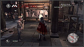The easiest way is to use thieves, who are waiting in the street - Side Quests - Assassinations - Part 1 - Side Quests - Assassins Creed II - Game Guide and Walkthrough