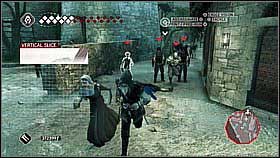 The last objective is on the roof, next to the hay - Side Quests - Assassinations - Part 4 - Side Quests - Assassins Creed II - Game Guide and Walkthrough