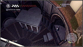 Sand on the first of four stone buttons (from the altar) - Venice - San Marcos Secret - Dungeons - Assassins Creed II - Game Guide and Walkthrough