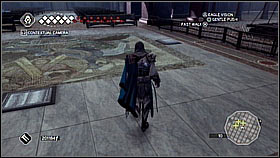 Jump on the music instrument and land on the object - Venice - San Marcos Secret - Dungeons - Assassins Creed II - Game Guide and Walkthrough