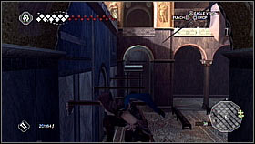 Jump on the column and move to the next beam - Venice - San Marcos Secret - Dungeons - Assassins Creed II - Game Guide and Walkthrough