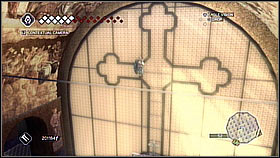 At the end land on the roof and use handles - Venice - San Marcos Secret - Dungeons - Assassins Creed II - Game Guide and Walkthrough