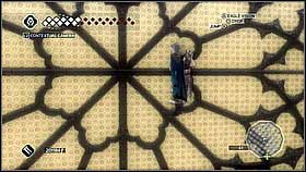 On the second balcony turn right and jump on a beam - Venice - San Marcos Secret - Dungeons - Assassins Creed II - Game Guide and Walkthrough