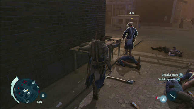 Approach him outside of combat to complete the mission - New York - eastern district in Assassins Creed III Remastered - Assassin Guild - Assassins Creed III Game Guide & Walkthrough