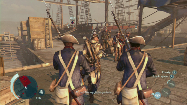 That way you will call in disguised recruits and will be able to pass by enemy patrols unnoticed - New York - eastern district in Assassins Creed III Remastered - Assassin Guild - Assassins Creed III Game Guide & Walkthrough