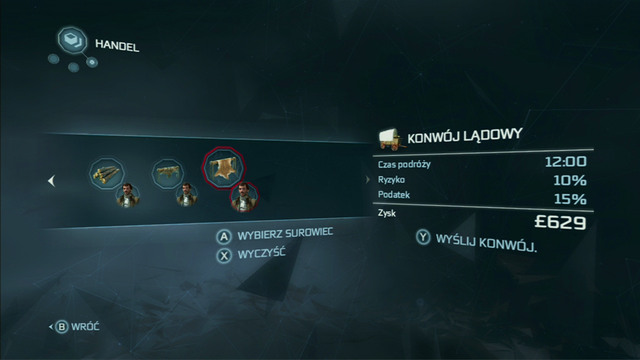 Trading - this option can be used to trade goods by shipping them to shops - Functions of the village | Assassins Creed III Remastered - Homestead - Assassins Creed III Game Guide & Walkthrough