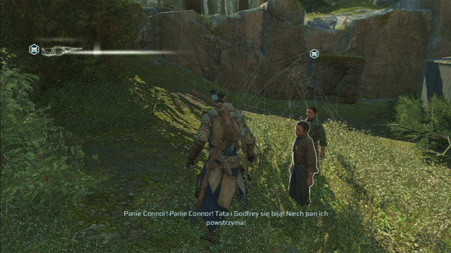 Location: Homestead - Godfrey and Terry | Homestead | Assassins Creed III Remastered - Homestead - Assassins Creed III Game Guide & Walkthrough