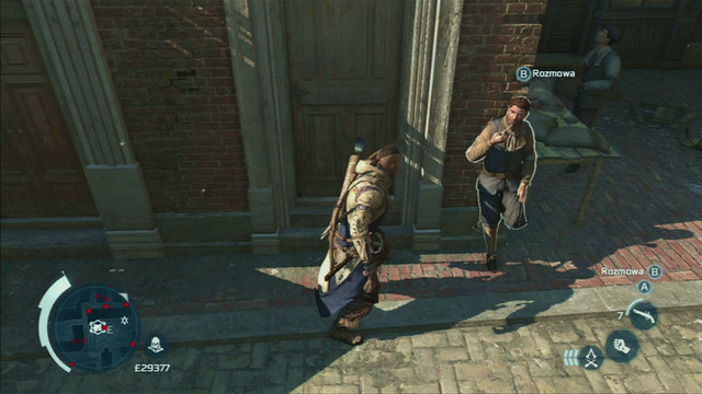 You need to head to the Homestead icon and speak with the man waiting there - Warren and Prudence | Homestead | Assassins Creed III Remastered - Homestead - Assassins Creed III Game Guide & Walkthrough