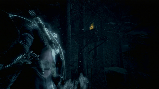 After reaching the camp, use Eagle Vision and note Myriam standing on one of the trees - Everyday life | Homestead | Assassins Creed III Remastered - Homestead - Assassins Creed III Game Guide & Walkthrough