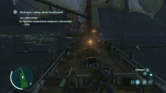Optional objective: Limit environmental damage - 25% - A Midnight Engagement, The Giant and The Storm in AC III Remastered - Privateer Contracts - Assassins Creed III Game Guide & Walkthrough