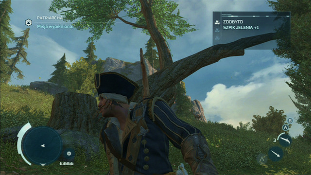 Your next target is the large deer in the north - The Hunting Society in Assassins Creed III Remastered - Guild missions - Assassins Creed III Game Guide & Walkthrough