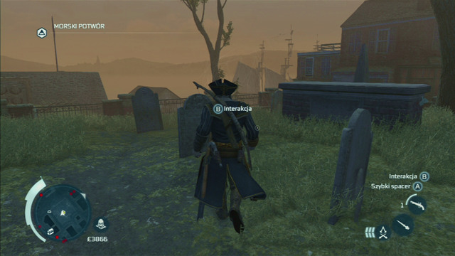 Eventually you will reach a cemetery where you will have to meet with a widow - The Frontiersmen Club in Assassins Creed III Remastered - Guild missions - Assassins Creed III Game Guide & Walkthrough