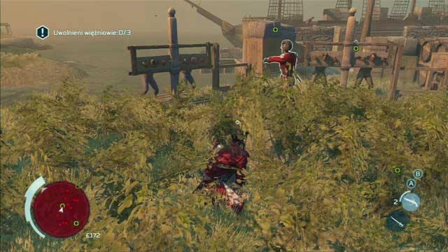 After eliminating him, head back to the camp entrance - Sequence 2 - Infiltrating Southgate | Assassins Creed III Remastered Walkthrough - Walkthrough - Assassins Creed III Game Guide & Walkthrough