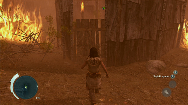 After getting to your house, approach it from the right and try saving your mother - Sequence 4 - Hide and Seek | Assassins Creed III Remastered Walkthrough - Walkthrough - Assassins Creed III Game Guide & Walkthrough