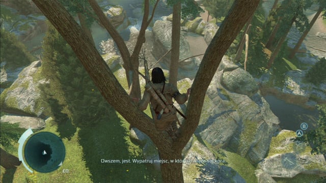 In order to climb higher, you have to press the jump button - Sequence 4 - Feathers and Trees | Assassins Creed III Remastered Walkthrough - Walkthrough - Assassins Creed III Game Guide & Walkthrough
