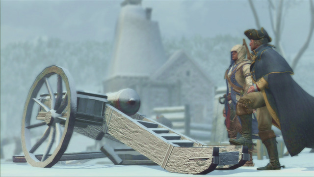 After taking control of Connor, ride your horse to the place marked on the map and speak with Washington - Sequence 9 - Missing Supplies | Assassins Creed III Remastered Walkthrough - Walkthrough - Assassins Creed III Game Guide & Walkthrough