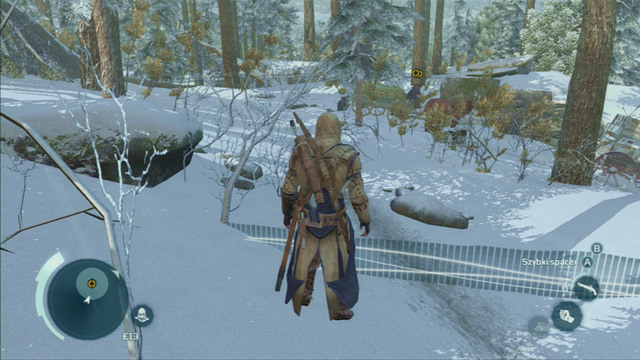 To complete the optional objective, you will have to follow the thieves along the roadside - Sequence 9 - Missing Supplies | Assassins Creed III Remastered Walkthrough - Walkthrough - Assassins Creed III Game Guide & Walkthrough