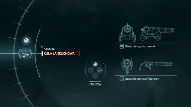 After destroying the last enemy, fold down the equipment button and choose the Chain Shot ammunition - Sequence 9 - A Bitter End | Assassins Creed III Remastered Walkthrough - Walkthrough - Assassins Creed III Game Guide & Walkthrough