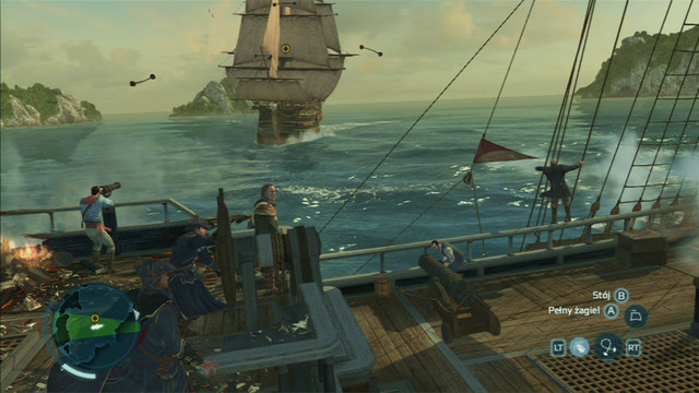 Using them, you will have to break the mast of the last ship - Sequence 9 - A Bitter End | Assassins Creed III Remastered Walkthrough - Walkthrough - Assassins Creed III Game Guide & Walkthrough