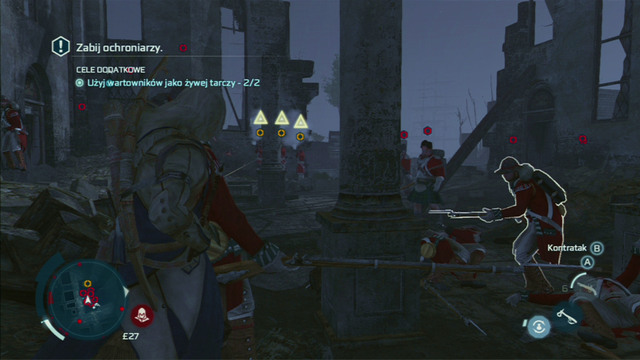 Optional objective: Use guards as human shields - 2/2 - Sequence 10 - Alternate Methods | Assassins Creed III Remastered Walkthrough - Walkthrough - Assassins Creed III Game Guide & Walkthrough