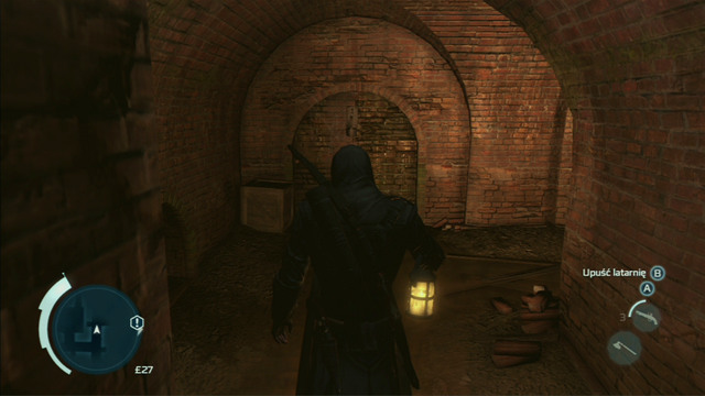 To begin the mission, go down into the sewers and keep heading towards the marked spot - Sequence 11 - Lees Last Stand | Assassins Creed III Remastered Walkthrough - Walkthrough - Assassins Creed III Game Guide & Walkthrough