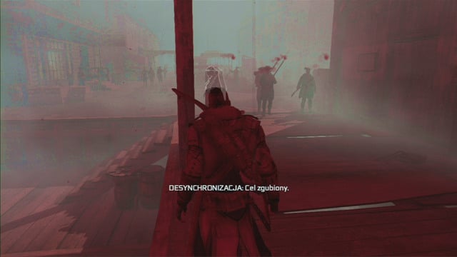 The last group can be avoided by cutting the left turn - Sequence 12 - Chasing Lee | Assassins Creed III Remastered Walkthrough - Walkthrough - Assassins Creed III Game Guide & Walkthrough