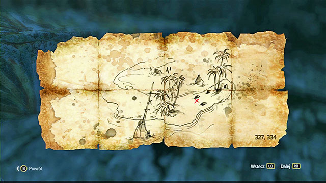 In the Northern part of the location there are ruins with two chests next to each other - Pinos Isle | Treasure maps - Treasure maps - Assassins Creed IV: Black Flag Game Guide & Walkthrough