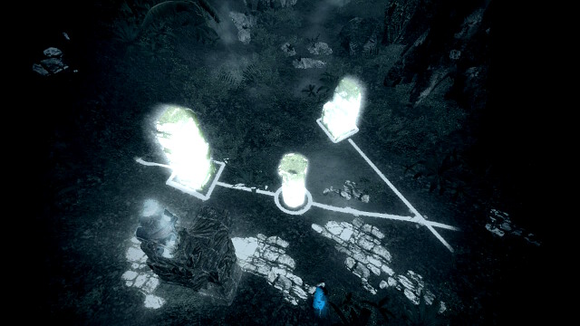 Your task here is to match the shapes of the white silhouettes with the highlighted columns - 01 - This Old Cove | Sequence 4 - Sequence 4 - Assassins Creed IV: Black Flag Game Guide & Walkthrough