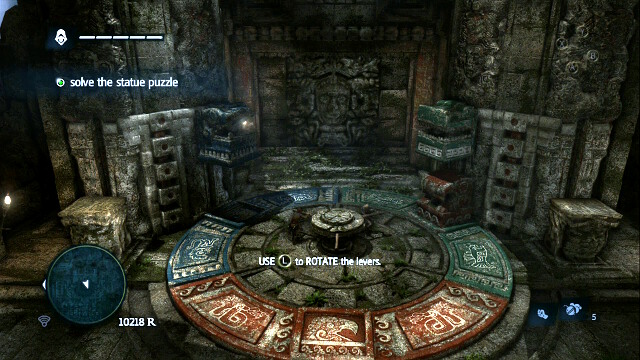 Put the blue stone in the correct position - 03 - The Sages Buried Secret | Sequence 4 - Sequence 4 - Assassins Creed IV: Black Flag Game Guide & Walkthrough