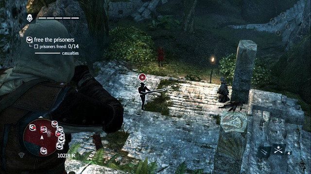 The soldiers will start fighting each other - 04 - Overrun And Outnumbered | Sequence 4 - Sequence 4 - Assassins Creed IV: Black Flag Game Guide & Walkthrough