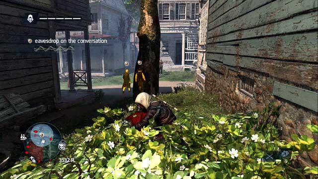 Stay close to eavesdrop on their conversation - 02 - Traveling Salesman | Sequence 5 - Sequence 5 - Assassins Creed IV: Black Flag Game Guide & Walkthrough