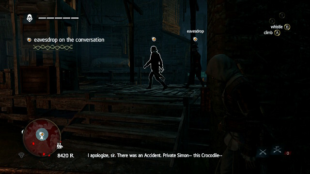 Hide and eavesdrop - 03 - The Siege of Charles-Towne | Sequence 6 - Sequence 6 - Assassins Creed IV: Black Flag Game Guide & Walkthrough